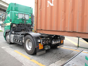 ヘッドを切り離して偏荷重測定