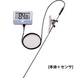 大型液晶表示付デジタル温度計SK-100WP